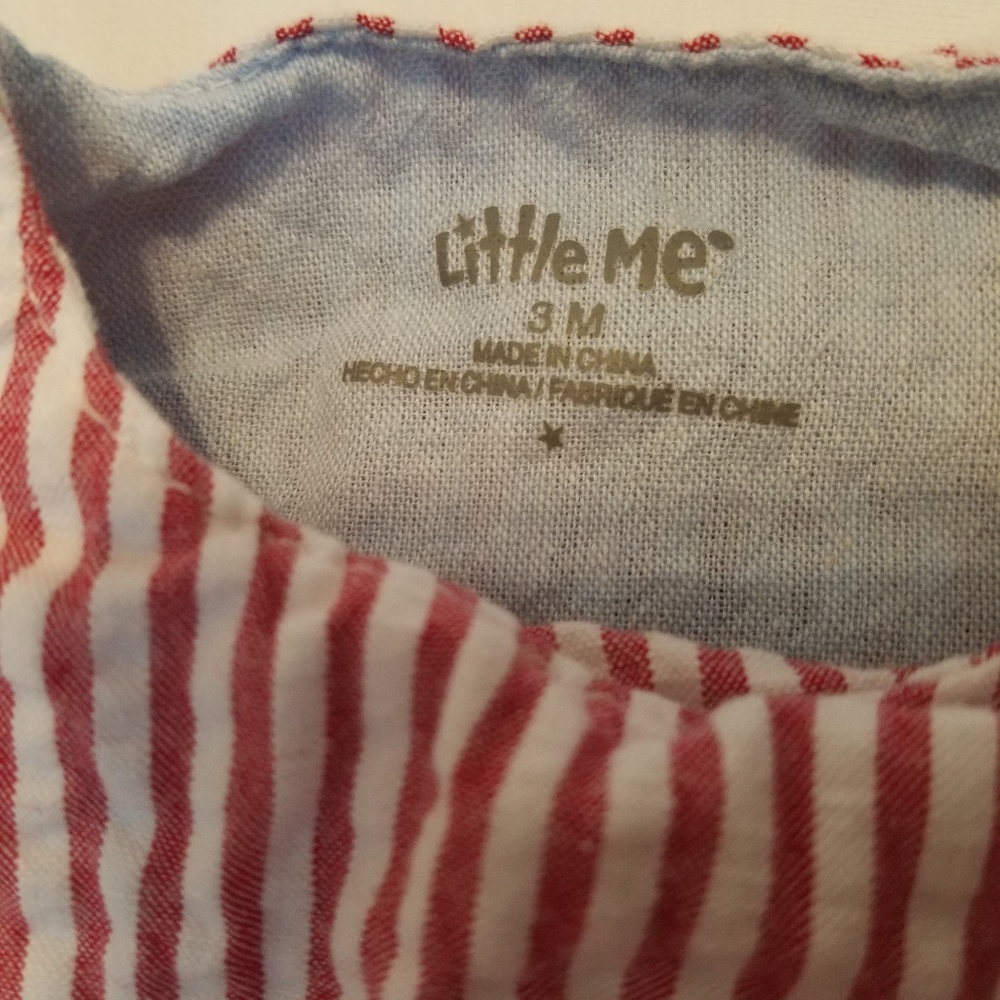 Little Me Romper and hat - Picture 7 of 8